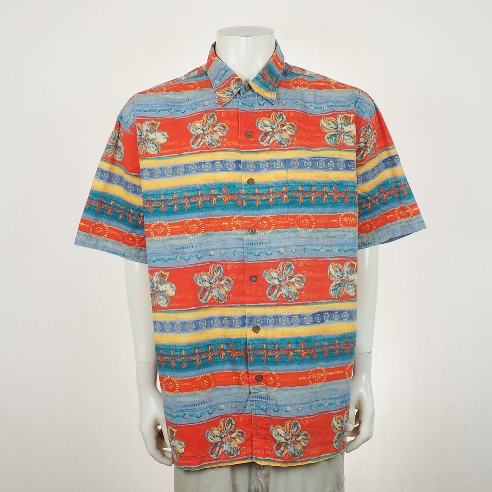 The Territory Ahead Button Down Shirt Mens 2XL XXL Floral Southwestern Tropical